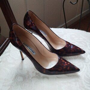 Manolo Blahnik Tortoise Pumps LIKE NEW